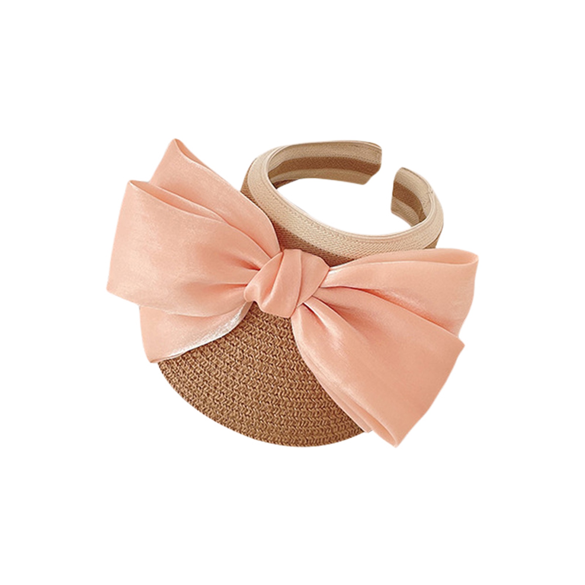 Kids Sun Visors Cap Hats Toddler Girls WideBrim Straw SunHat for