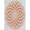 thumbnail image 1 of Ahgly Company Indoor Rectangle Patterned Copper Red Pink Novelty Area Rugs, 8' x 12', 1 of 6