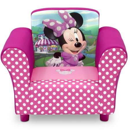 UPC: 0080213060114 | Disney Minnie Mouse Upholstered Chair by Delta Children Pink