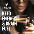 thumbnail image 3 of VitaCup Genius Keto Ground Coffee w/ MCT Oil, 11 ounces, 3 of 7