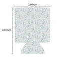 thumbnail image 3 of 2 Pcs Neoprene Beer Can Cooler Insulated Collapsible Beer Can Sleeve Farmhouse Flower Botanical Soda Beer Can Covers for Bulk for Soda, 3 of 3