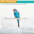 thumbnail image 3 of BestPet 64" Large Rolling Metal Bird Cage with Open Top, White, 3 of 7