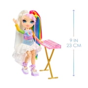 Rainbow High Jr High Rock Band - Amaya, Rainbow 9” Fashion Doll with Keyboard and Stickers