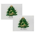 thumbnail image 1 of Oleegame 2 Pcs Napperons de Noël Rustiques Vintage Lavables, 1 of 5