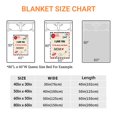 thumbnail image 5 of Mother's Day Birthday Christmas Throw Blanket Gift for Mom From Son Daughter, I Love You To The Moon And Back Love Mail Design Soft Falnnel Throw Blanket for Mom Bed Couch 50x40 inch, 5 of 5