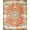 Orange Green Cream, Pattern 2, variant on ODIKA Orange Swirl Burnt Abstract Vintage Distressed Wavy Ribbon Creamy for Home Office, Gaming Room, Under Desk, Non-Slip Chair-Friendly