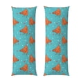 thumbnail image 1 of Balery Funny Chicken Funda Protectora para Almohada Corporal de Algodón Hipoalergénico con Cierre(55 x 21 pulgadas), Almohadas No Incluidas, 1 of 7