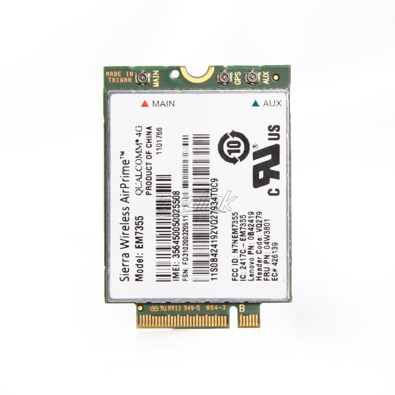 IBM Lenovo X240 X240S T540P W540 EM7355 Gobi5000 4G NGFF Card 04W3801