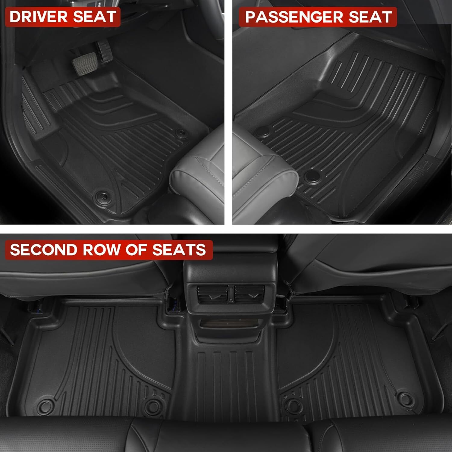 DIKSOAKR Full Set Floor Mats & Cargo Liner Fit for Honda CRV 2023-2026 All Models Custom Fit All Weather Floor Liners & Trunk Mat Accessories