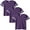 VN Purple/BLD White, variant on Aquaguard Women's Fine Jersey Football Tee (3 Pack)