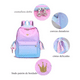 thumbnail image 3 of Mochila Escolar P/dama Niña Casual Color Azul Malubero niña, 3 of 3