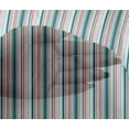 thumbnail image 4 of oneOone Viscose Chiffon Fabric Multicolor Stripe Print Fabric BTY 42 Inch Wide, 4 of 4