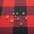 thumbnail image 6 of Red and Black Buffalo Plaid Christmas Round 70" Check Gingham Tablecloth - Polyester Table Cover Reusable Water Resistant for Thanksgiving Holiday Decorations, 6 of 8
