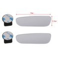 thumbnail image 1 of Black Espejo retrovisor para parabrisas de coche, espejo retrovisor transparente giratorio 360, 2 uds., 1 of 5