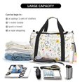 thumbnail image 5 of Picia Watercolor Floral A Print Travel Duffle Bag,Weekender Bags for Women with Shoe Compartment, Gym Duffel Bag with Wet Pocket, Hospital Bags for Labor and Delivery, 5 of 7
