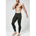thumbnail image 2 of DEVOPS 2 Pack Men's thermal compression pants, Athletic sports Leggings (Medium, Black/Red), 2 of 3
