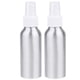 thumbnail image 5 of EeaseMX 10 botellas de perfume de aluminio de 100 ml con boquilla rociadora, desinfectante de manos, botella de viaje, botella de líquido rellenable de aluminio (blanca), 5 of 7