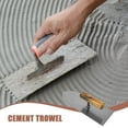 thumbnail image 6 of Trowel Tool Tools Hand for Concrete Steel Finishing with Wooden Grip Cement Mason, 6 of 6