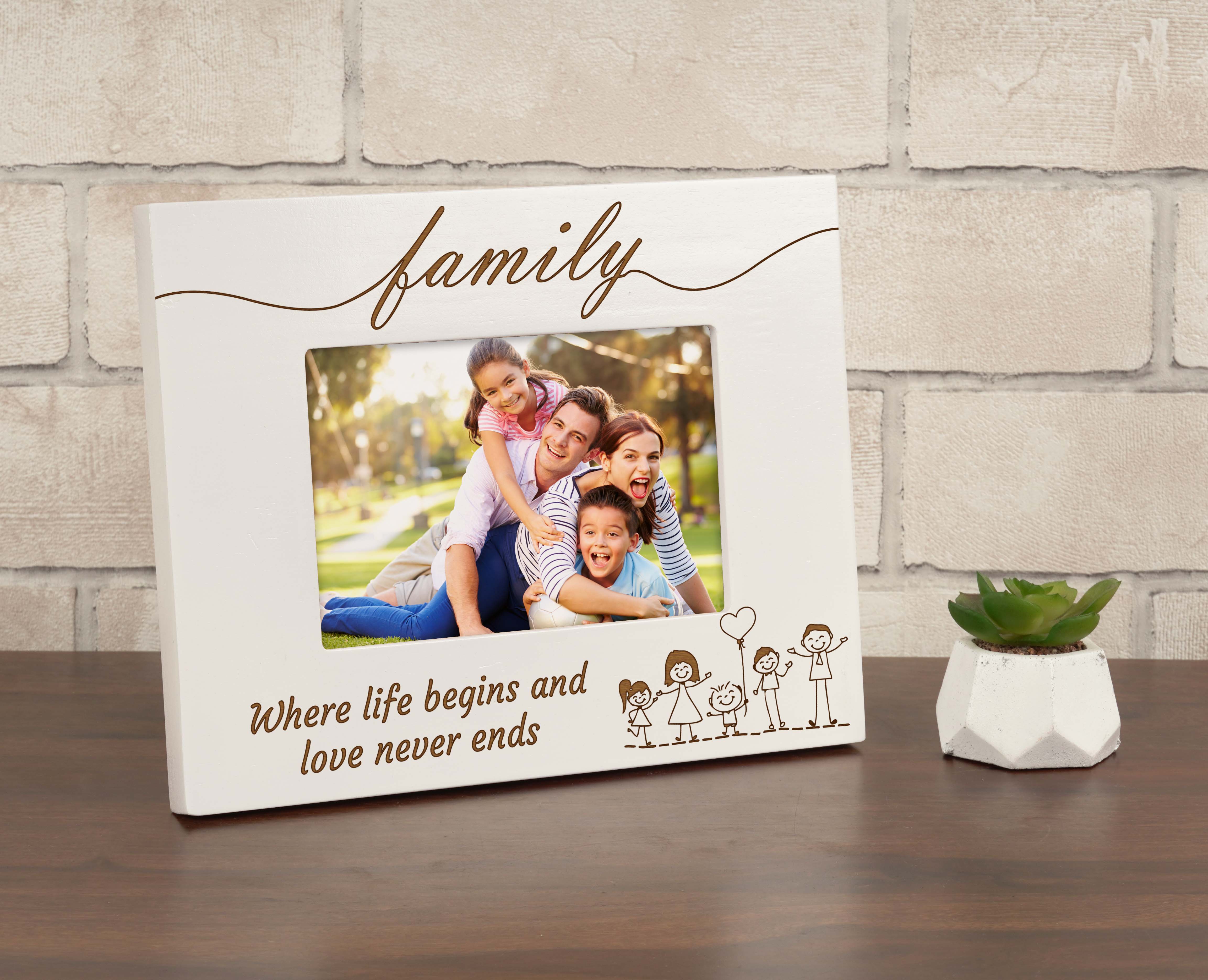 Family Life Begins Love Never Ends Graphic by MisfitDesigns · Creative