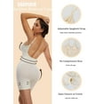 thumbnail image 5 of Womens Backless Shapewear Bodysuit Seamless Butt Lifter Body Shaper Shorts Spaghetti Strap Camisole Leotards Bodycon Jumpsuit, 5 of 5