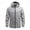 Grey, variant on Men's Lightweight Casual Jacket Autumn Winter Baseball Flying Coat with Zipper Pockets for Sports Outdoor