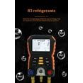 thumbnail image 6 of Digital Manifold Meter Refrigeration Compression Gauge Digital Pressure Tonometer Vacuum Pressure Temperature Test Air-Condition ,Accurate and Precise Gauges, 6 of 7