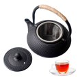 thumbnail image 1 of Hwagui - Tetera Japonesa De Hierro Fundido Con Infusor De Acero Inoxidable Para Té De Hojas Sueltas Y Bolsitas De Té Tetera De Hierro Fundido Apta Para Estufas 600 Ml/20 Oz, 1 of 5