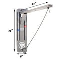 thumbnail image 4 of GoSports Hook21 Ring Swing Game - Indoor or Outdoor Ring Toss Game with Foldable Arm - Gray, 4 of 7