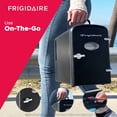 thumbnail image 4 of Frigidaire 9 Can Retro Personal Mini Fridge, 6L Portable Cooler with  AC & 12V Car Adapter, Compact Beverage Cooler for Drinks, Skincare, and Snacks, 4 of 7