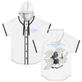 thumbnail image 1 of Addison Rae The Addison Tour 2025 Merch Chandail de Baseball à Capuchon T-Shirt à Manches Courtes Femmes Hommes Col Rond T-Shirt Décontracté,S,Blanc, 1 of 3