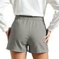 thumbnail image 6 of YanHoo Golf Shorts for Women High Waisted Stretchy Short Pants Casual Work Outdoor Hiking Shorts with Pockets, 6 of 8