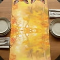 thumbnail image 5 of Orange Deer 72 Inch Table Runner, Autumn Forest Elk River Farmhouse Dresser Scarf Cotton & Linen Tablerunner for Dining/Kitchen Island/Holiday Party Décor 13" x 72", 5 of 9