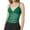 Green, variant on Lixiuxyad Casual Tank Tops Women Contrast Lace Trim Crop Tank Top Sexy Vintage Spaghetti Strap Camisole Summer Streetwear(Beige L)