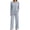 Gray, variant on Sets for Women's Ribbed Long Sleeve Tops and Pajamas Pjs Pants Soft Comfy Matching Fall 2 Piece Outfits