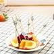 thumbnail image 3 of 100 palillos de bambú para cóctel, 12 cm, hechos a mano, para brochetas de fruta, palillos largos (plateados), 3 of 5