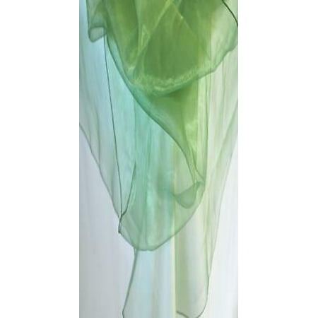 

2PK 90 Round Organza Table Overlay - Clover Green 55048(1pc/pk)