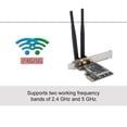 thumbnail image 4 of Tarjeta de red inalámbrica de alta velocidad Bling Bling SU N600 PCI-E para Windows, 4 of 12