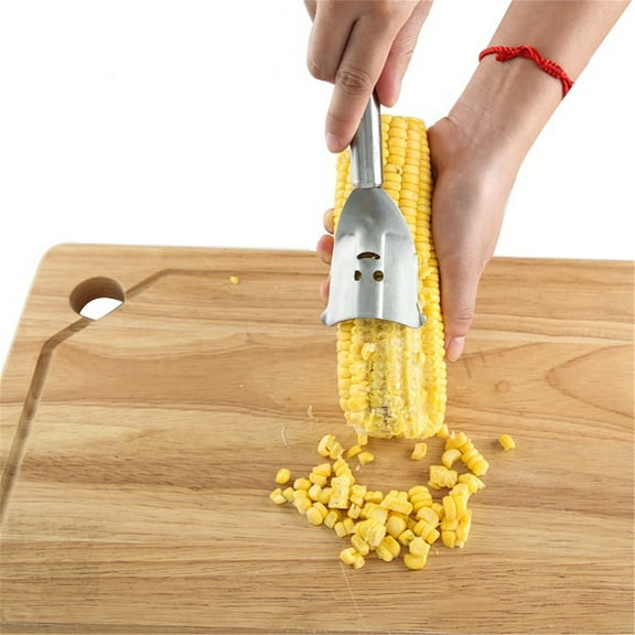 Corn Peeler, Corn stripper for corn on the cob remover tool,Stainless steel multifunctional Kitchen Grips Corn planer Cob Cutter kernels, with Hand Protect