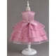 thumbnail image 4 of Tulle Sleeveless Dress With Bow For Girls, Trendy Puff Princess With Sequin For Little Girls, Suit For Party, Birthday Hal, 4 of 5