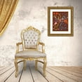 thumbnail image 3 of Penner, Janelle 15x18 Gold Ornate Wood Framed with Double Matting Museum Art Print Titled - Burgundy Botanical V, 3 of 4