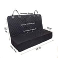 thumbnail image 3 of Funda para asiento de coche para perros, funda para asiento trasero para perros, protector de asiento de coche para mascotas, funda impermeable para asiento de coche, funda de asiento antide, 3 of 5