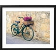 thumbnail image 2 of Art.com Italy, Tuscany, Monticchiello. Bicycle with bright pink heather in the basket. Photographic Print by Julie Eggers, Black Frame Wall Art, 21" x 17", 2 of 5