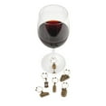 thumbnail image 4 of Twine Antiqued Farmhouse Decor Wine Charms, Drink Markers for Wine Glasses, 4 of 5