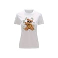 thumbnail image 1 of Playera Blusa de Oso Millonario con Dólares Dinero Ropa De Mujer Color Blanco Talla Chica Marca Emil SaEs, 1 of 4
