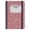 Watermelon Red, variant on A5 PU Leather Color Changing Snowflake Print Journal Notebook, 96 Pages Lined Writing Diary For Travel And Christmas, Portable Notepad For Office Home, Grid Black