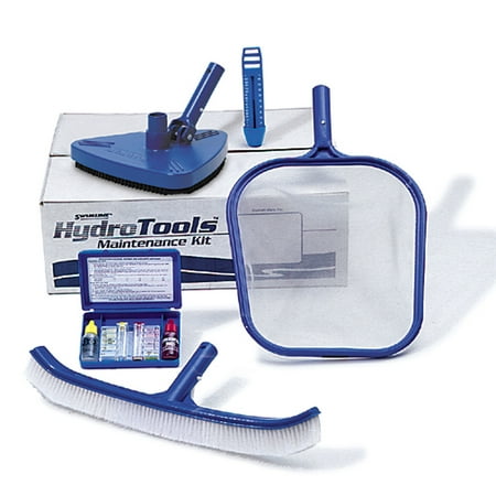 - Hydro Tools 8610 Premium Above & Inground Swimming Pool Maintenance Kit, Blue