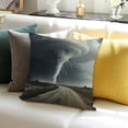 thumbnail image 3 of BANET , Black Funnel and on The Road Fume , Decorative Accent Pillow Case 20x20in, 3 of 5