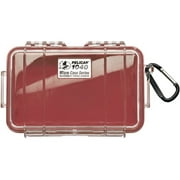 Pelican 1040-028-100 1040 Waterproof Case, Red/Clear