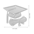 thumbnail image 4 of KAKOWELY Plantilla de acero al carbono con temática de graduación, troquelado para álbumes de recortes y manualidades., 4 of 4