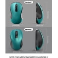 thumbnail image 2 of Wireless Mouse for Laptop, Ergonomic Silent Computer Mouse with USB & USB-C, 3 DPI 6 Buttons,Teal, 2 of 7